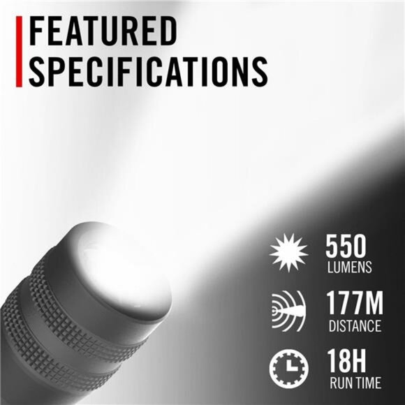 GX15 Waterproof LED Flashlight – Compact, Adjustable Beam, IP67 Rated, 5 - Picture 2 of 6